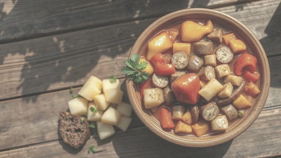 Zdjęcie Z czym podawać leczo z kiełbasą? Odkryj idealne dodatki do dania