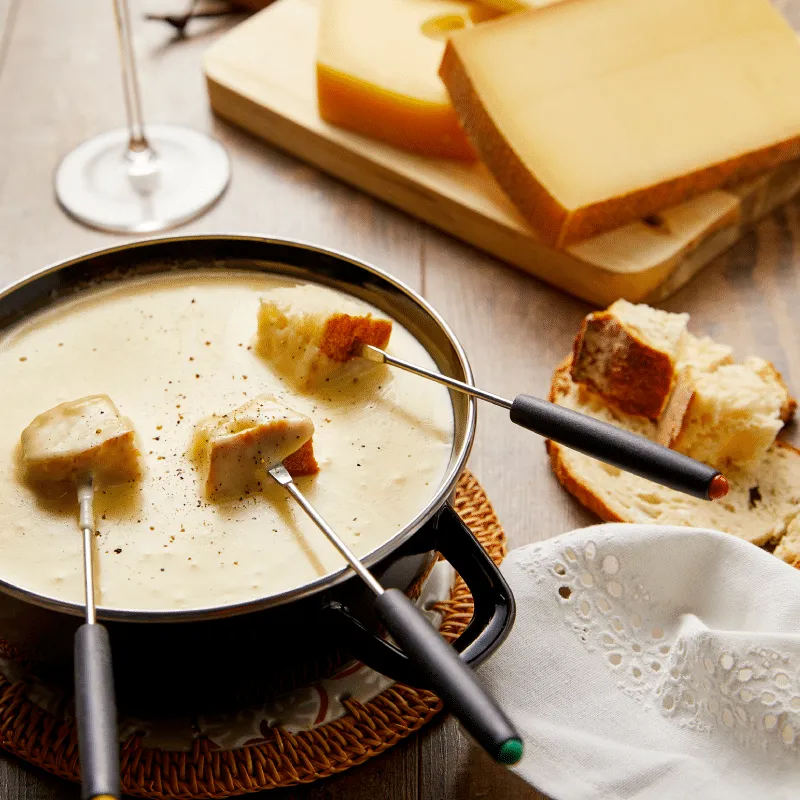 Zdjęcie Ingrédients indispensables pour une fondue savoyarde réussie