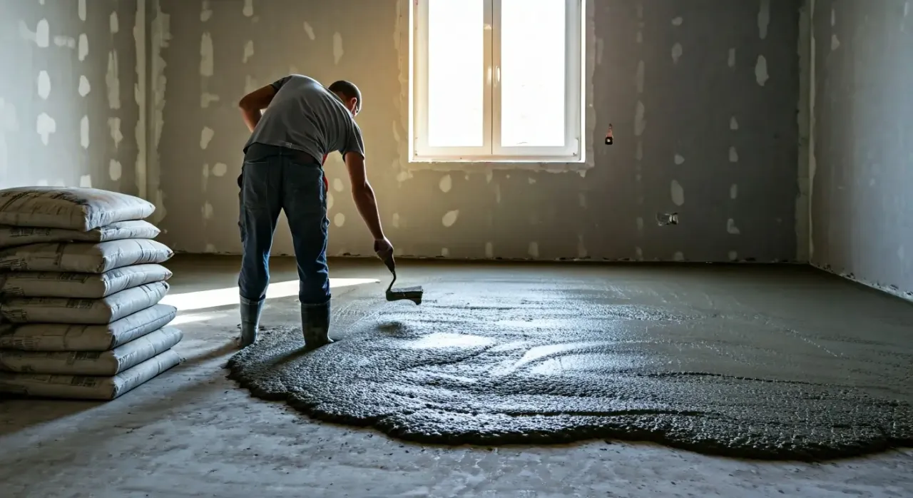 Zdjęcie Ile worków wylewki na 1m2? Oblicz dokładnie potrzebną ilość