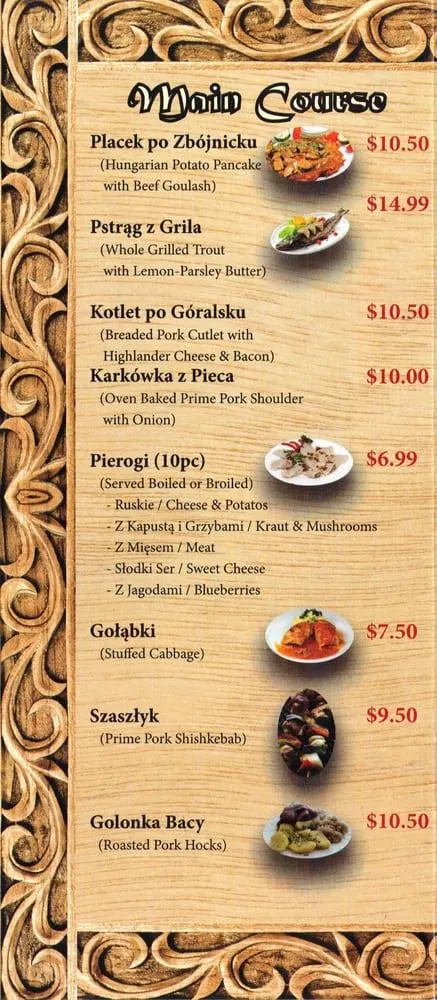 Zdjęcie Menu Bacówka Kalisz: Sprawdź pyszne dania i ceny, zamów online