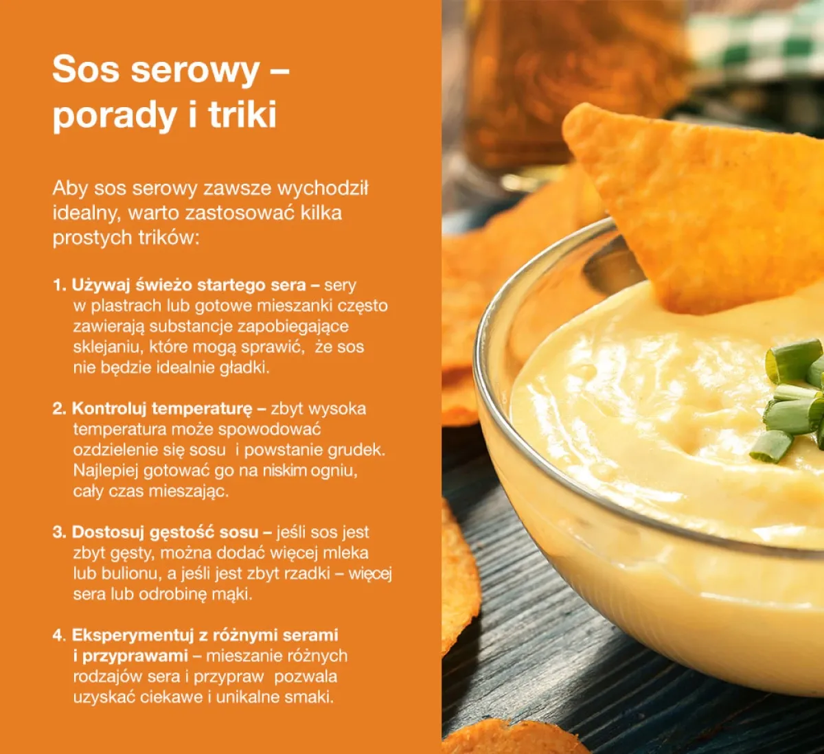 Zdjęcie Jak zrobić sos serowy z serka topionego w 5 prostych krokach