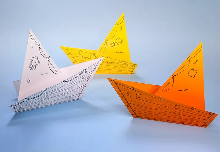 Zdjęcie Jak zrobić statek z papieru instrukcja – Prosty sposób na origami