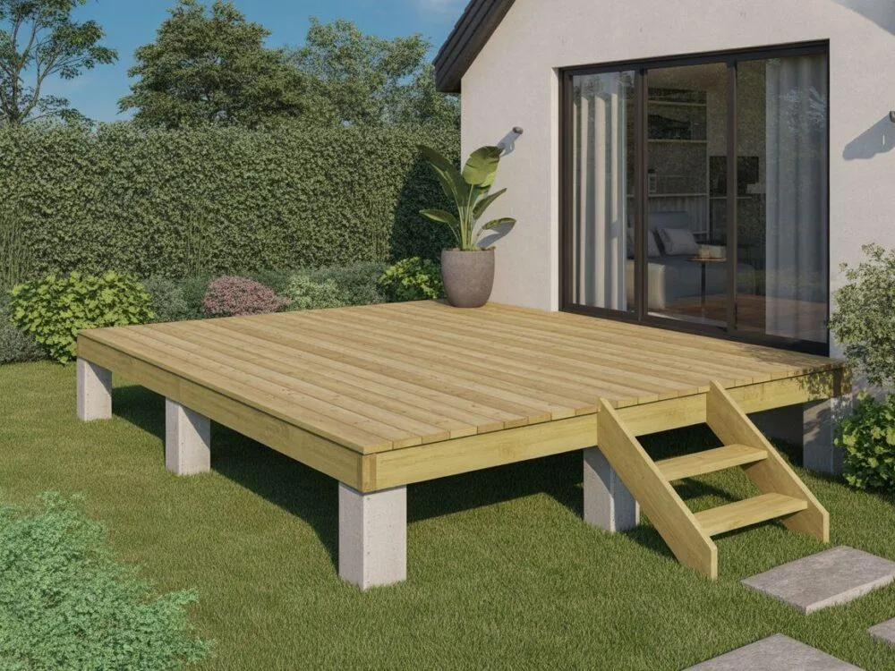 Zdjęcie Jak zrobić konstrukcję pod taras? Poradnik krok po kroku