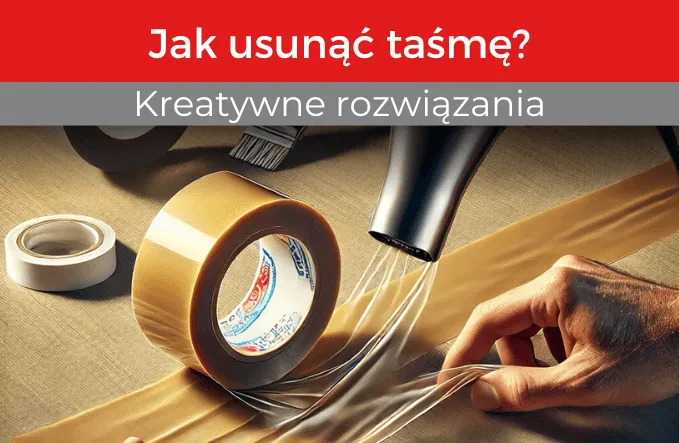 Zdjęcie Jak usunąć taśmę klejącą z ramy okna bez uszkodzeń i frustracji