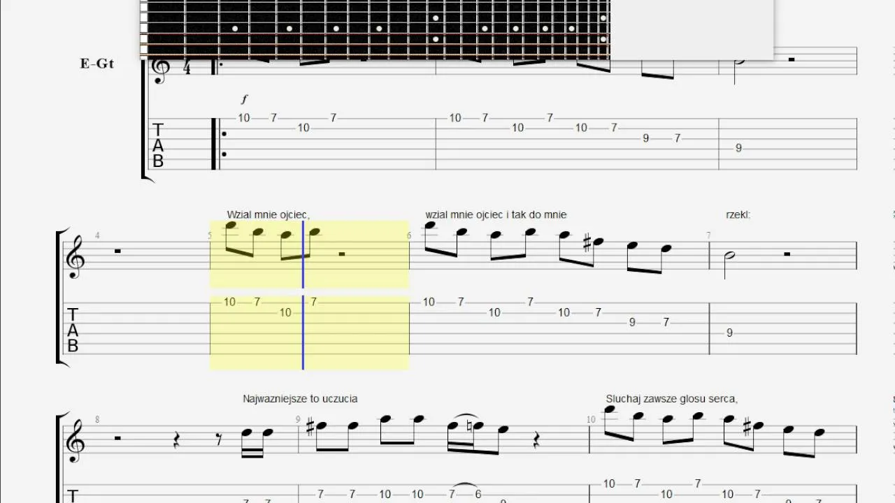 Zdjęcie Nutki i akordy do kiedy byłem małym chłopcem - graj z pasją