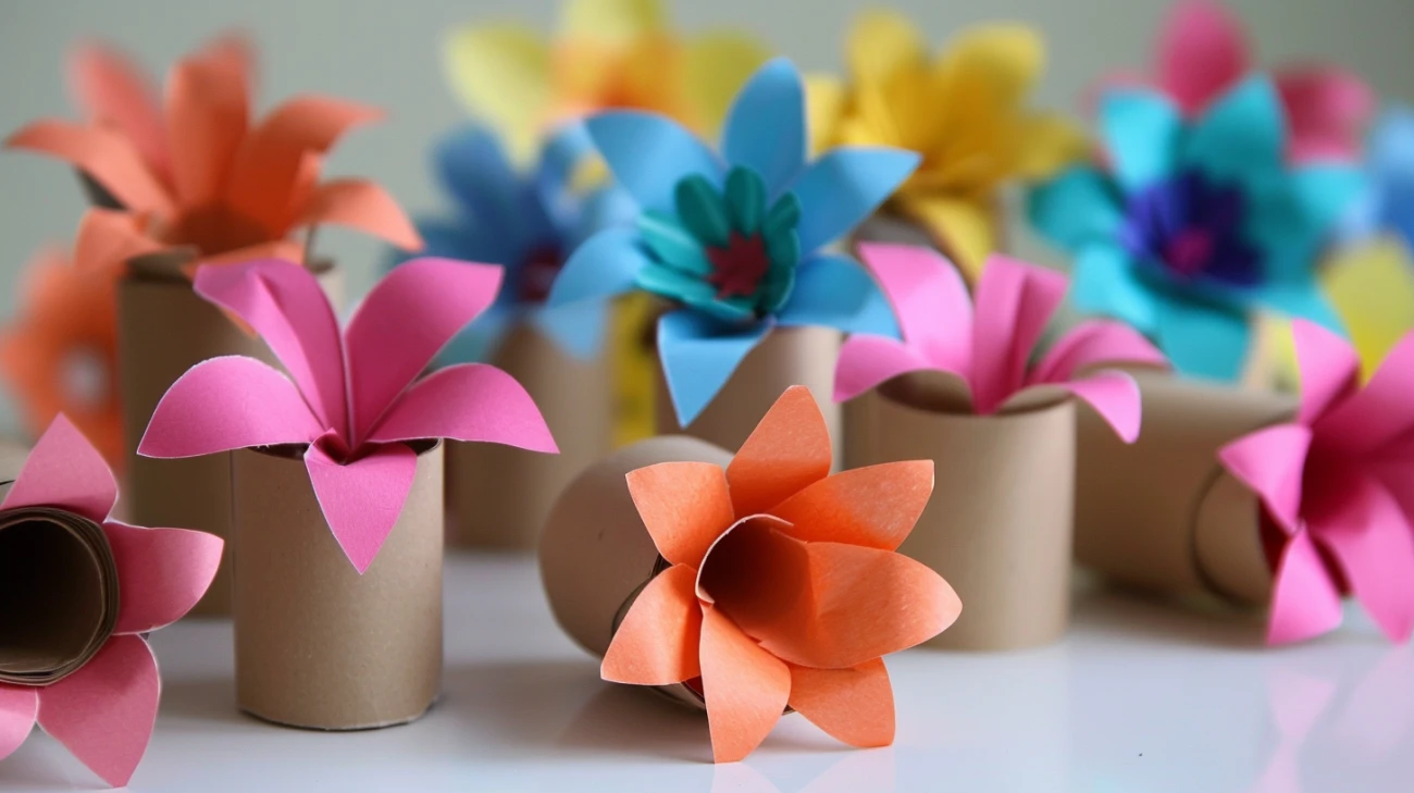 Zdjęcie Twórcze dekoracje z rolek po papierze toaletowym: DIY krok po kroku