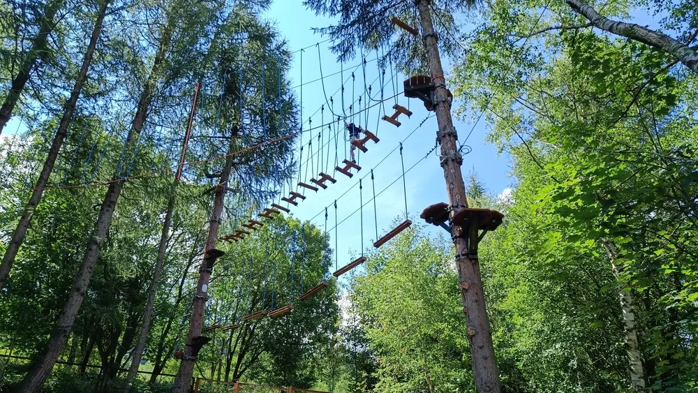 Zdjęcie Park linowy Świeradów-Zdrój: Bezpieczne atrakcje dla całej rodziny