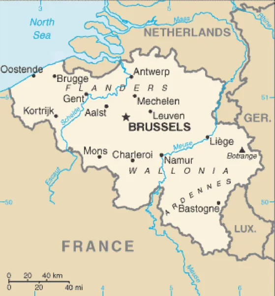 Zdjęcie Gdzie leży Belgia? Odkryj jej lokalizację i sąsiednie kraje