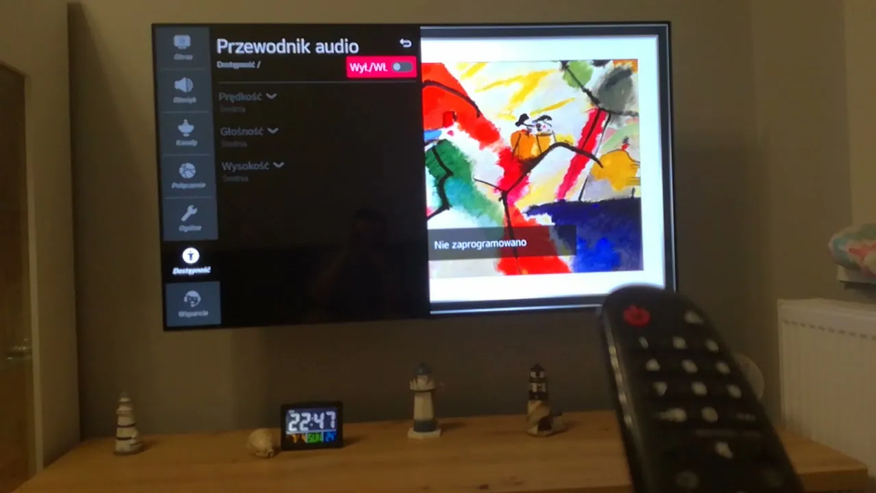 Zdjęcie Jak wyłączyć w TV LG lektora dla niewidomych i uniknąć problemów