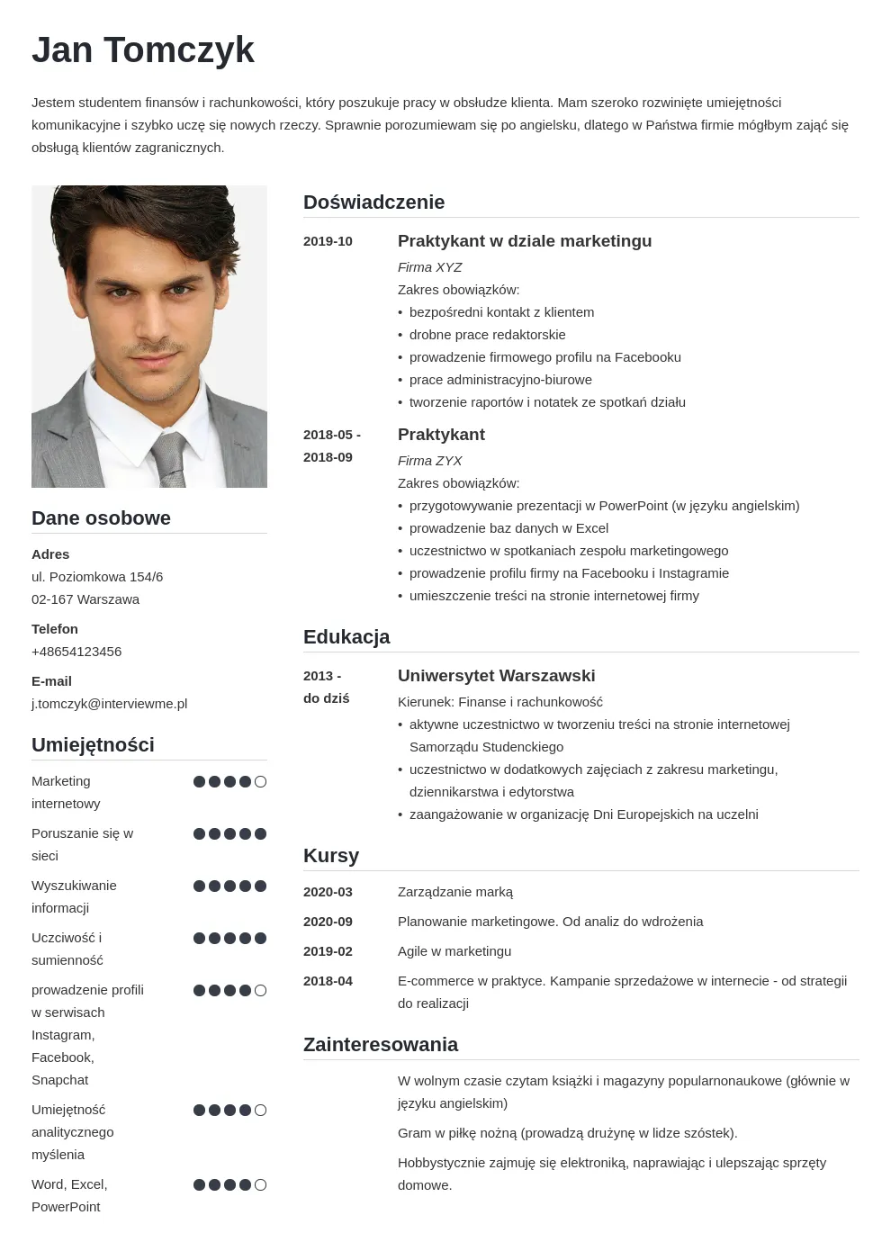 Zdjęcie Jak napisać pierwsze CV, które przyciągnie uwagę pracodawców?