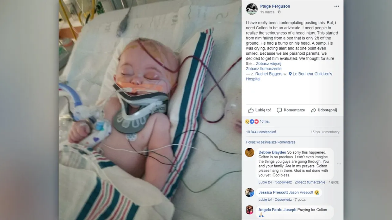 Zdjęcie Dziecko spadło z łóżka – kiedy konieczna jest wizyta w szpitalu?