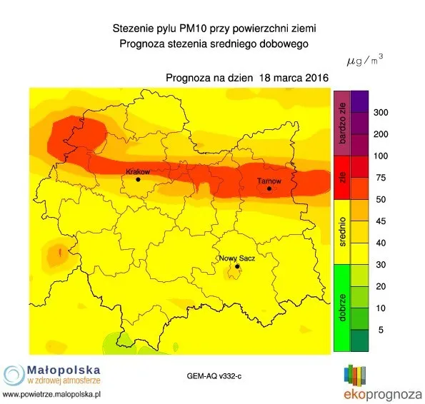 Zdjęcie Jakie jest dzisiaj zanieczyszczenie powietrza w Krakowie? Sprawdź teraz!