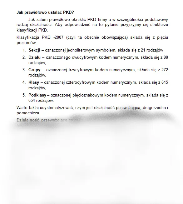 Zdjęcie Przeważające PKD krok po kroku: Jak bez stresu ustalić główny kod działalności