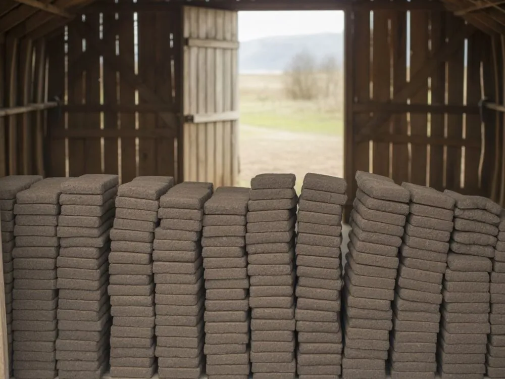 Zdjęcie Jak przechowywać brykiet torfowy, aby uniknąć wilgoci i strat jakości