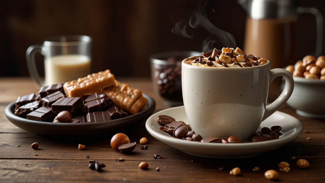 Zdjęcie Kawa o smaku Snickersa: Aromatyczna rozkosz dla miłośników słodkości