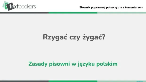 Zdjęcie Jak się pisze rzygać? Poprawna ortografia i znaczenie tego słowa