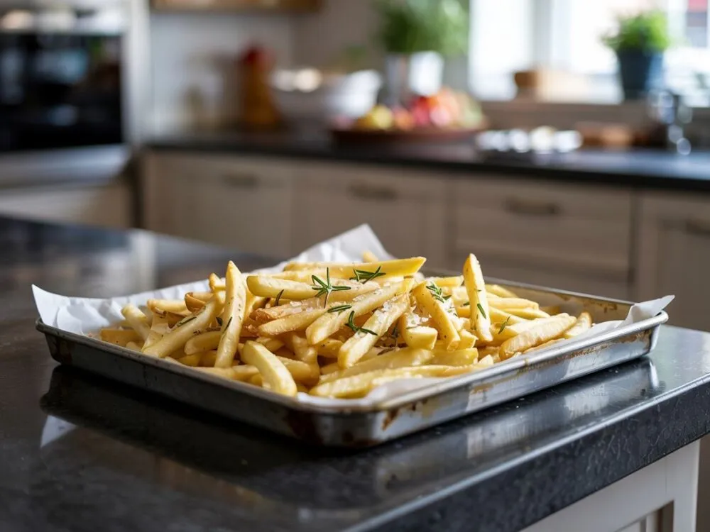 Zdjęcie Jak zrobić frytki w piekarniku, które są chrupiące i zdrowe