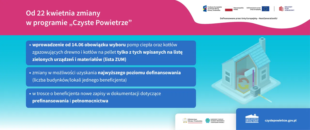 Zdjęcie Czyste powietrze Zielona Góra - jak uzyskać dofinansowanie i poprawić jakość życia