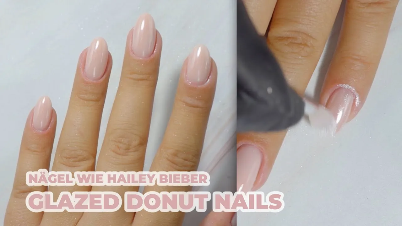Zdjęcie Perlmutt-French N&auml;gel: Glazed Donut Look &amp; DIY-Anleitung f&uuml;r Zuhause
