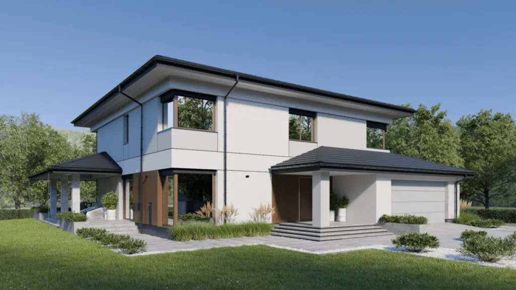 Zdjęcie Nowoczesne bonie na elewacji: trendy i inspiracje architektoniczne