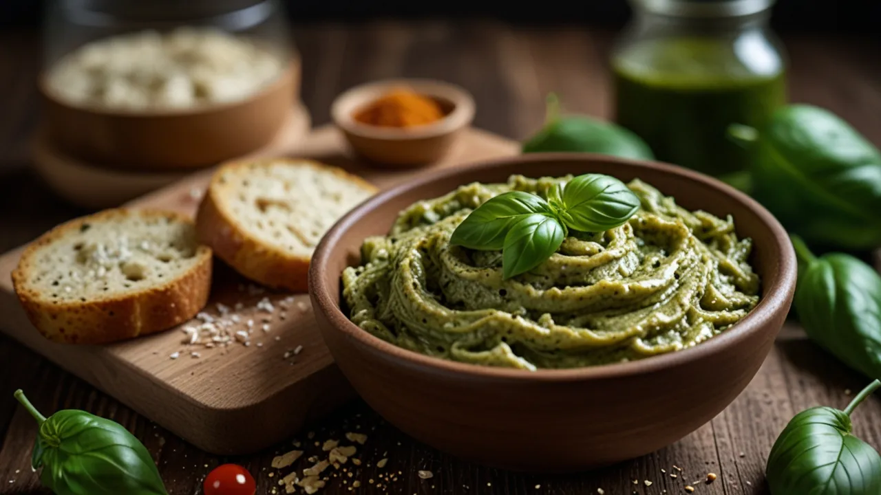 Zdjęcie Jakie są najlepsze przepisy na makaron z czerwonym pesto i kurczakiem?