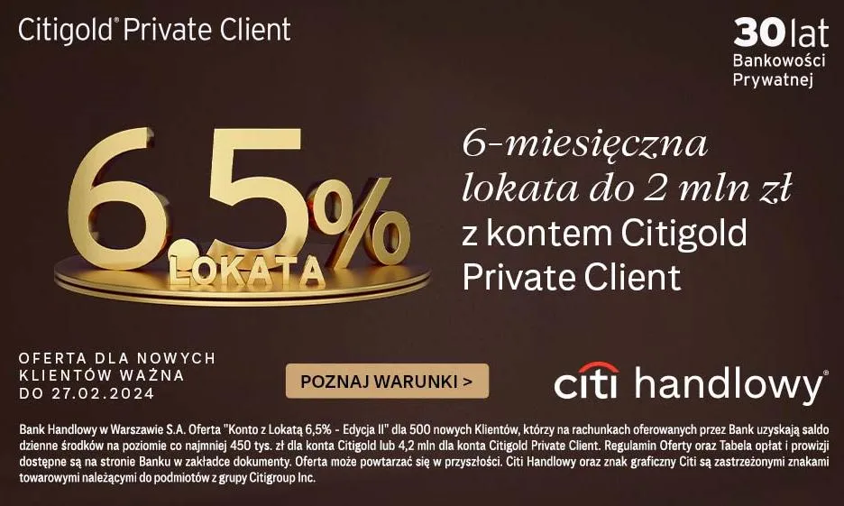 Zdjęcie Citibank lokaty: najlepsze oferty i oprocentowanie w 2025 roku