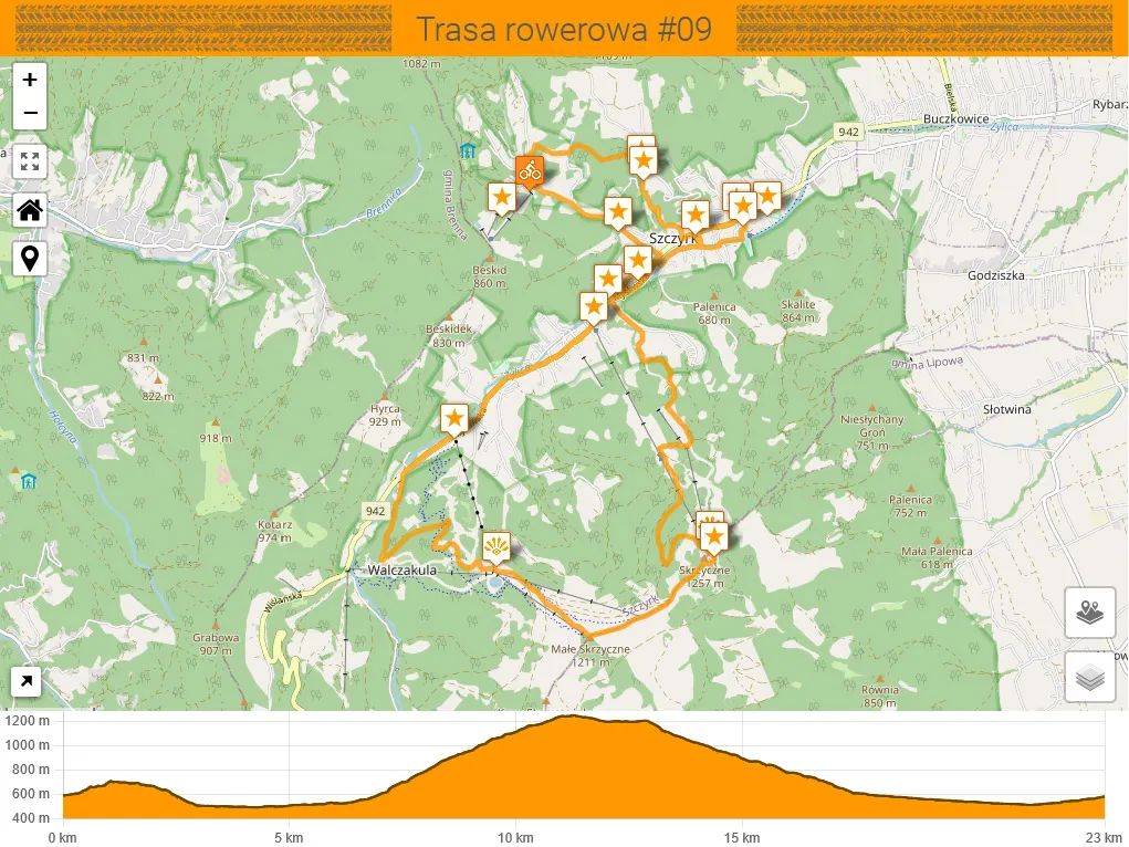 Zdjęcie Szczyrk trasy rowerowe mapa - znajdź idealne szlaki dla siebie