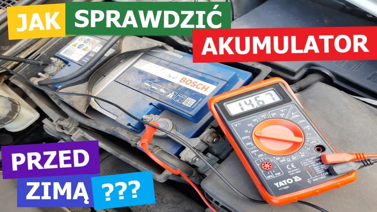 Zdjęcie Jak sprawdzić stan akumulatora multimetrem, aby uniknąć problemów z autem