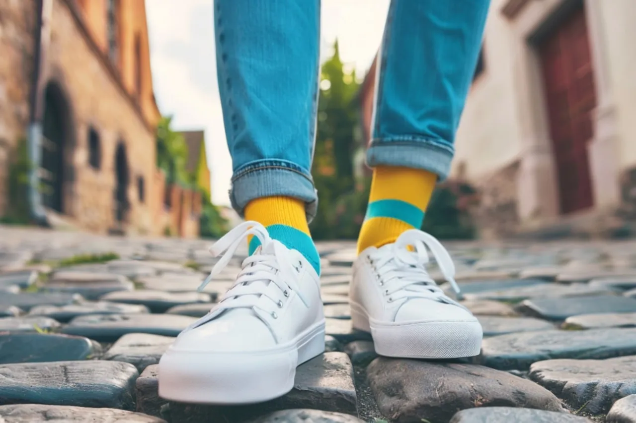 Zdjęcie Jak nosić wysokie skarpetki, aby wyglądać modnie i stylowo?