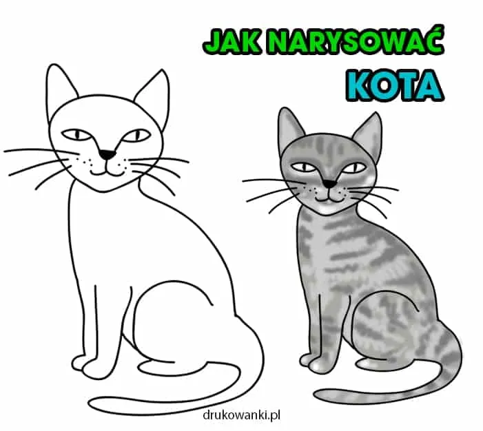 Zdjęcie Jak narysować kota dla dziecka - proste kroki, które zachwycą malucha