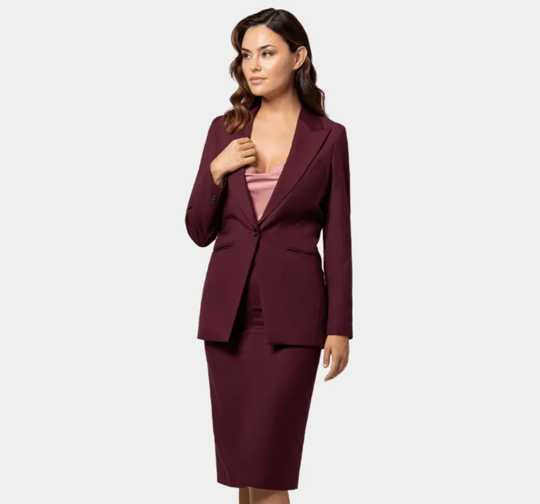Zdjęcie Faldas granate: elegancia y estilo para cada ocasión especial