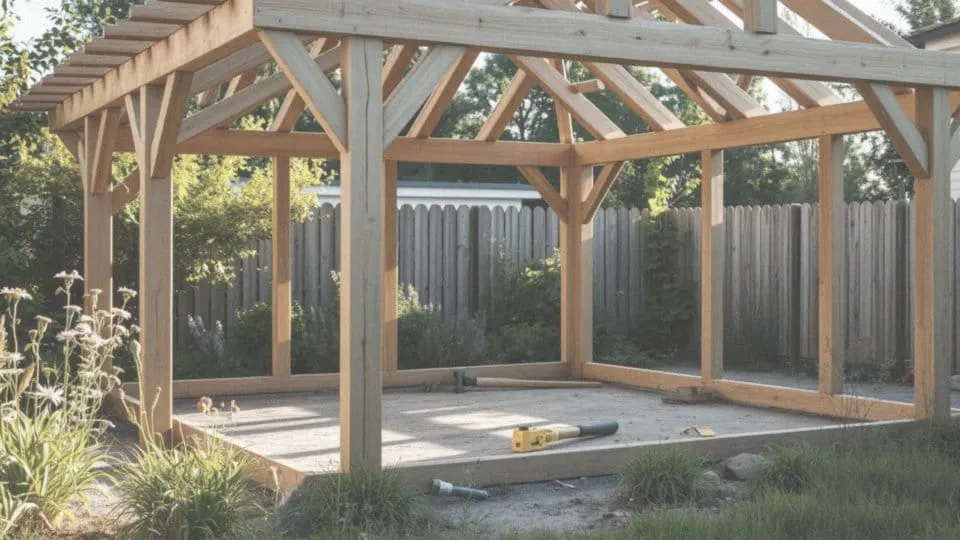 Zdjęcie Jak zbudować podest pod altanę? Praktyczny przewodnik krok po kroku