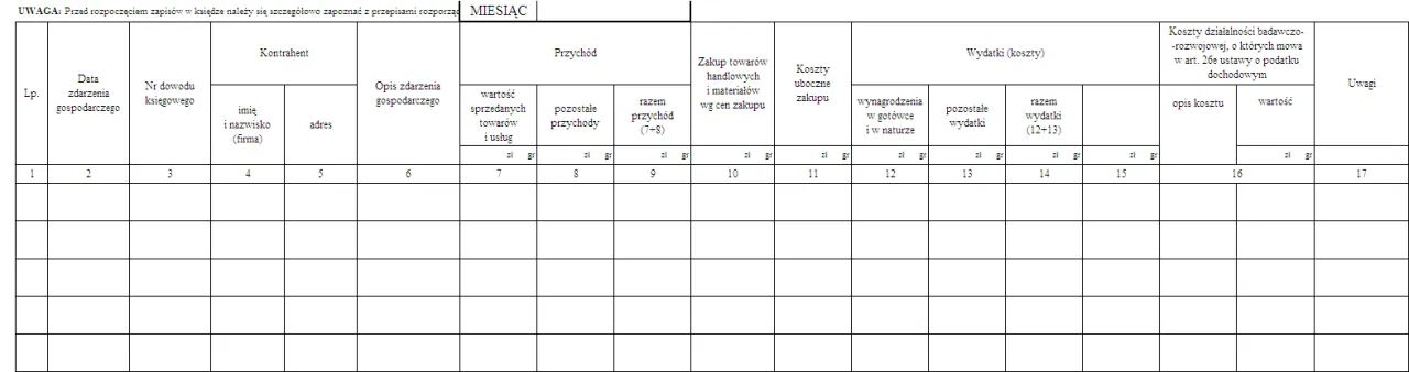 Zdjęcie Prowadzenie KPiR w Excelu: Legalne, ale z zastrzeżeniami
