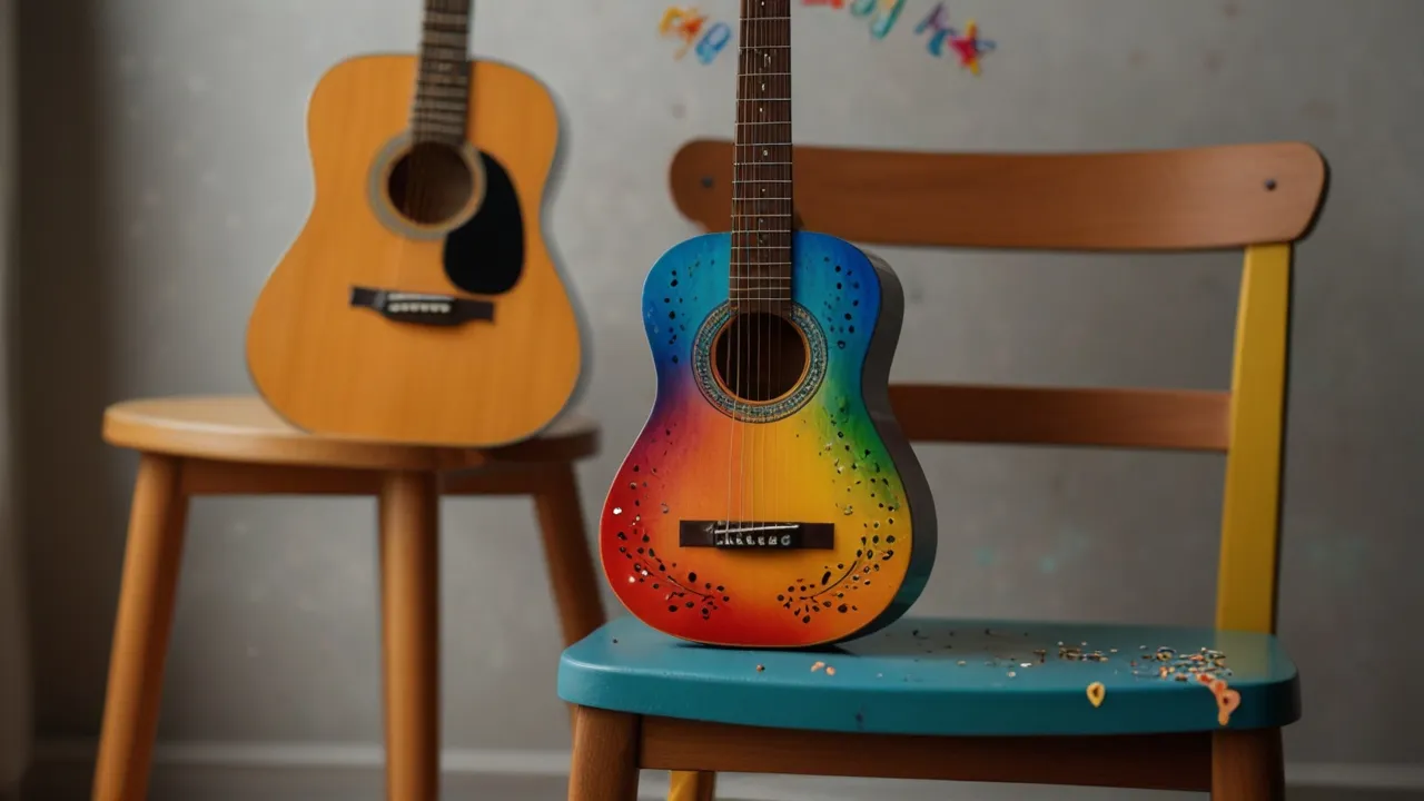 Zdjęcie Mała gitara dla dzieci: Jak wybrać idealny pierwszy instrument?