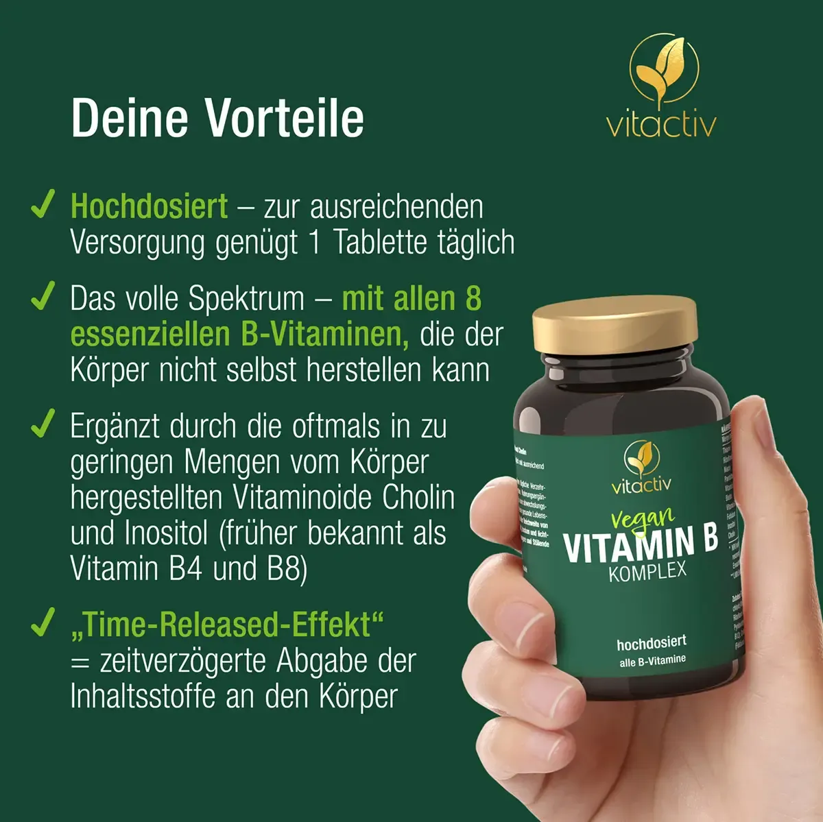 Zdjęcie Vitamin B Komplex: Wichtige Funktionen, Vorteile und Nahrungsquellen
