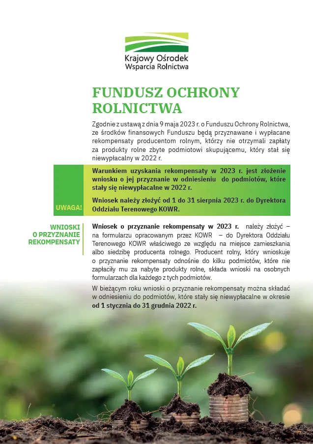 Zdjęcie Fundusz Ochrony Rolnictwa: Mroczna historia wsparcia polskich rolników