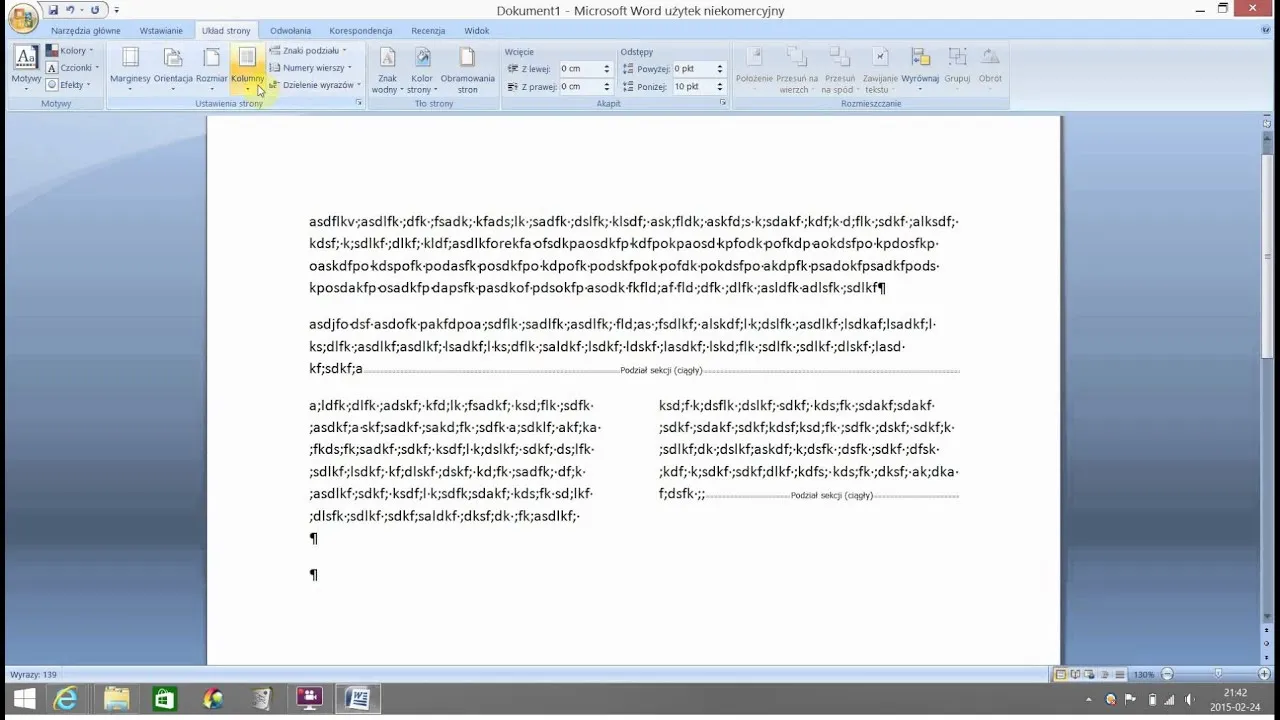 Zdjęcie Jak podzielić stronę w Wordzie - proste sposoby na lepszą organizację