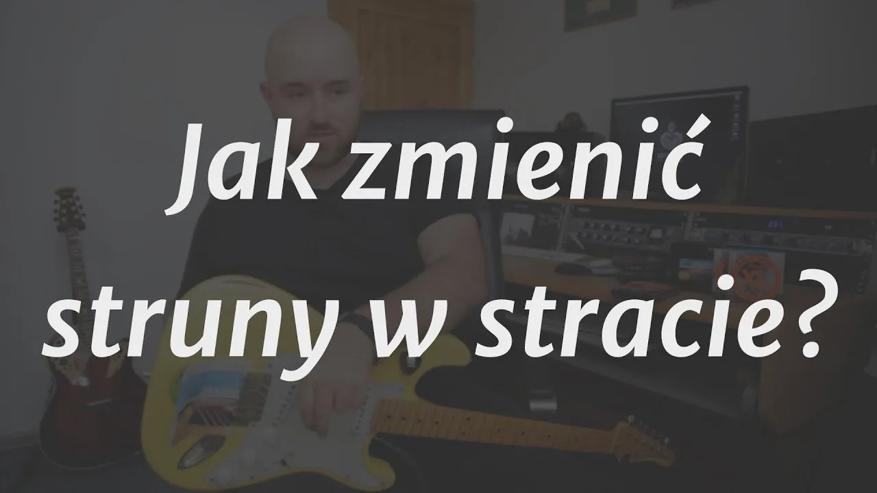 Zdjęcie Jak założyć struny do gitary elektrycznej bez uszkodzeń i błędów
