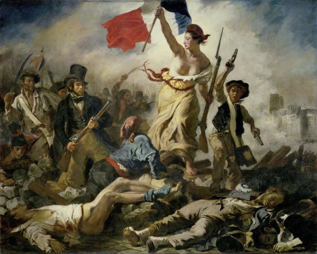 Zdjęcie Wolność na barykadach: symbolika i historia obrazu Delacroix