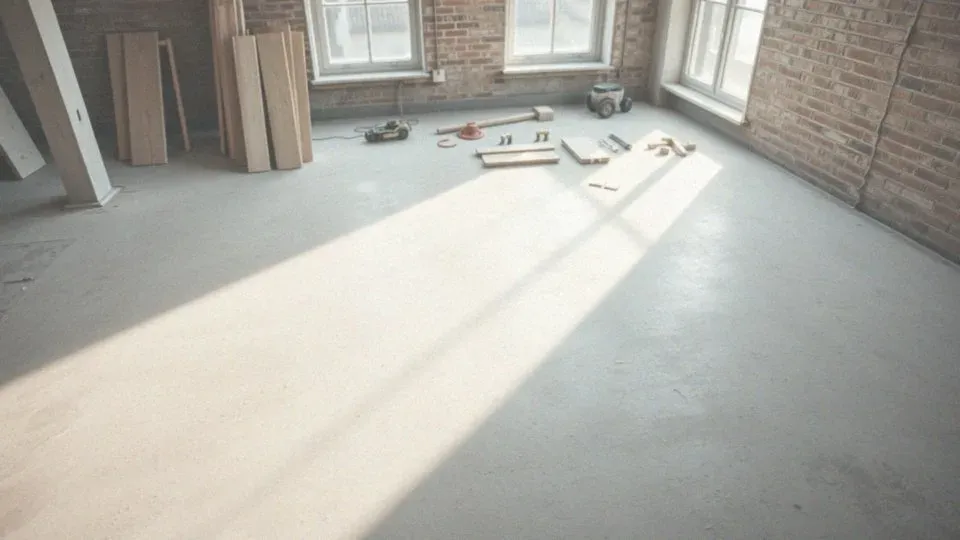 Zdjęcie Jak długo schnie wylewka betonowa? Poznaj kluczowe czynniki wpływające na czas schnięcia