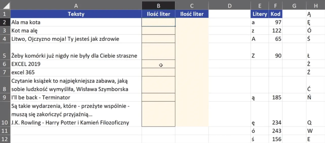 Zdjęcie Jak zliczyć znaki w Excelu? Proste metody i triki, które działają