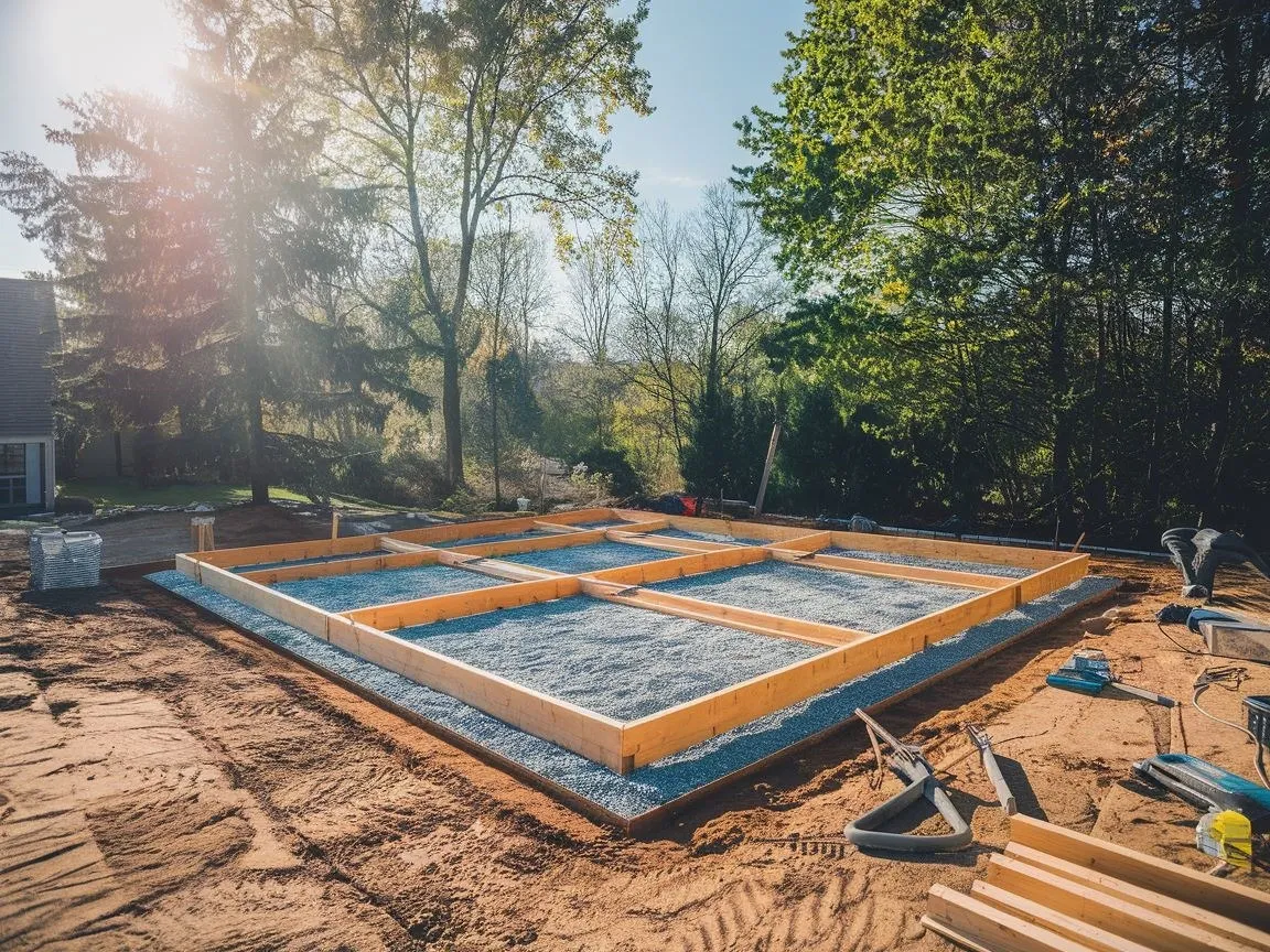 Zdjęcie Jak zbudować trwały taras z bloczków fundamentowych: Kompletny poradnik
