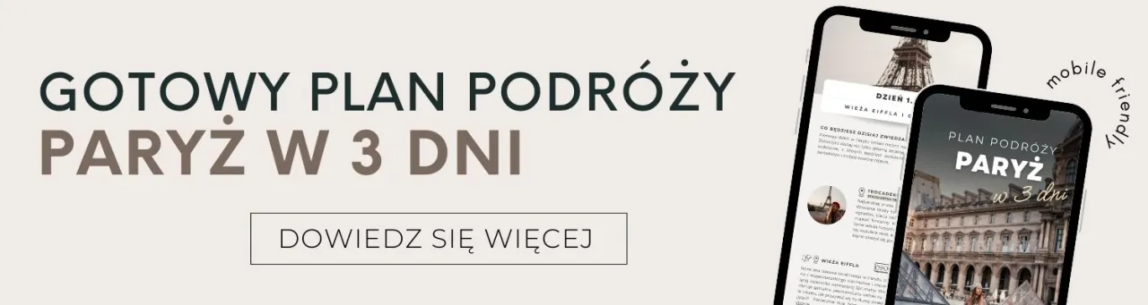 Zdjęcie Mapa atrakcji Paryża - łatwe planowanie zwiedzania bez stresu