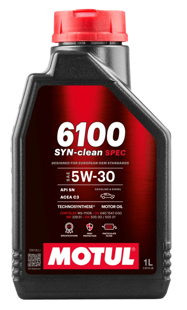 Zdjęcie Olej 5W30 Motul 6100 - najlepszy wybór dla twojego silnika