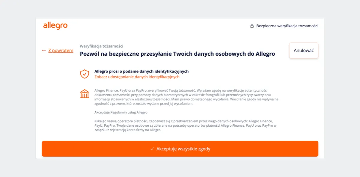 Zdjęcie Jak zaktualizować konto na Allegro i uniknąć problemów z danymi