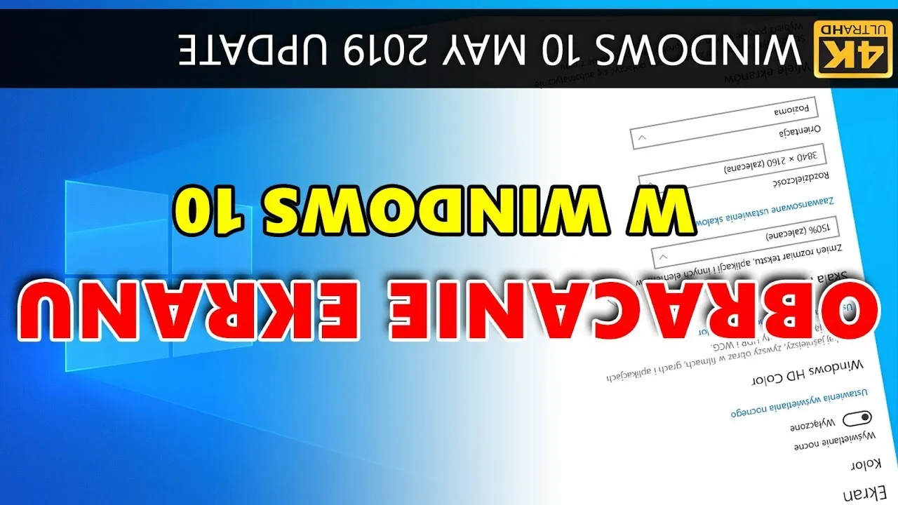 Zdjęcie Jak obrócić ekran w Windows 10 skrót klawiszowy - proste metody