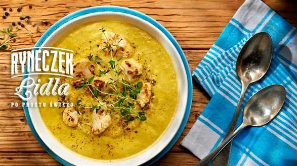 Zupa krem z rukoli i kalafiora