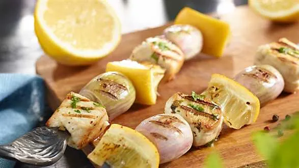 Grillowane szaszłyki z kurczaka