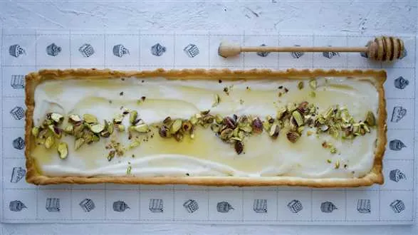 Tarta z kremem chałwowym