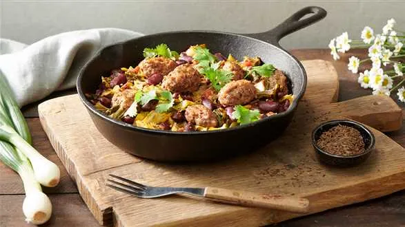 Gulasz z pulpetami jagnięcymi